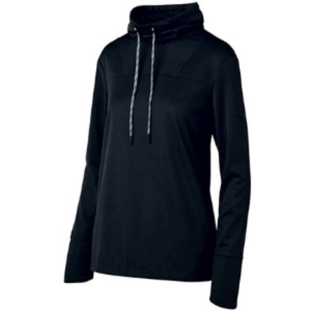 Brand New Mizuno Ar Funnel Neck Black Pullover Xxsmall